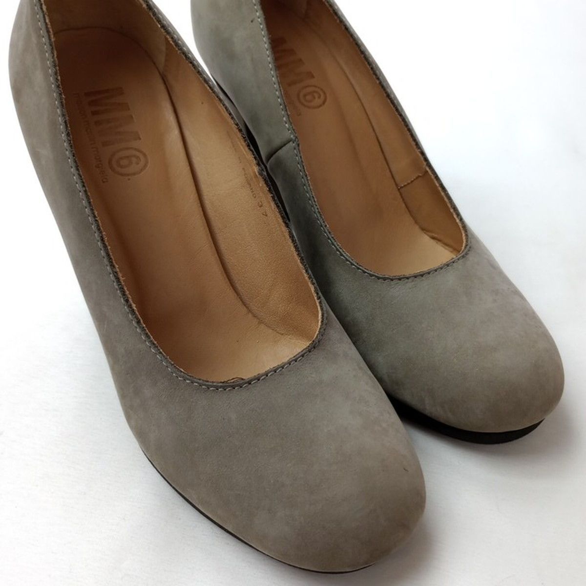 MM6 Maison Margiela マルタンマルジェラ スエード パンプス /26A