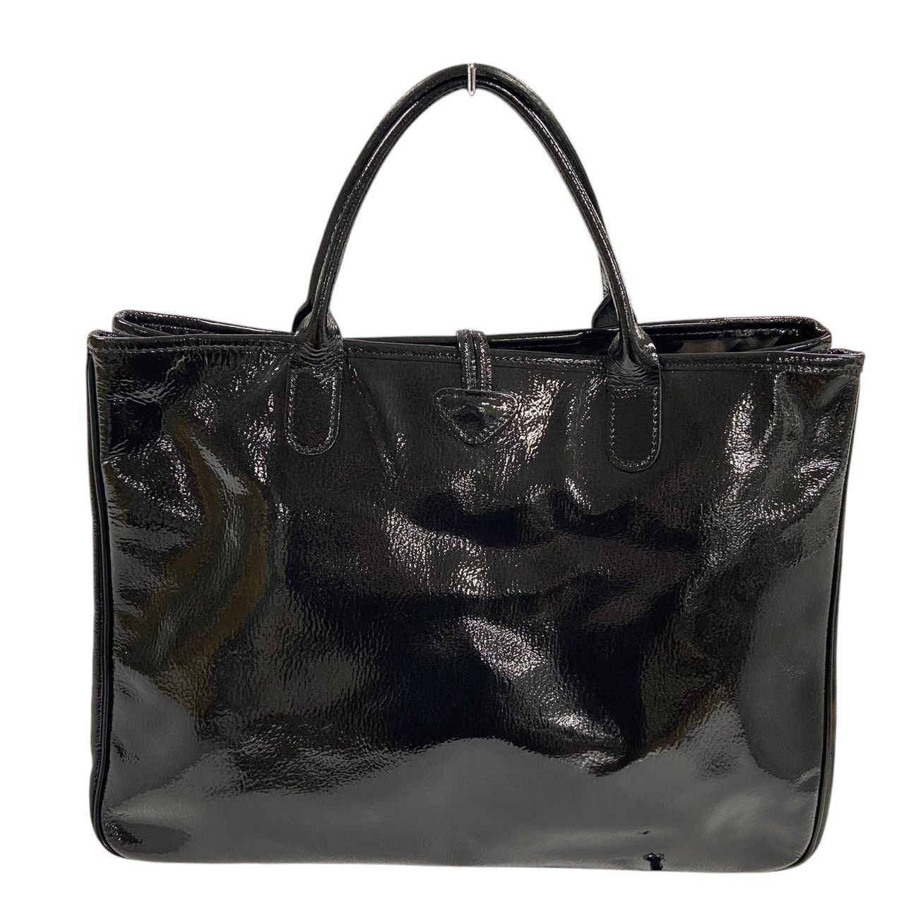 LONGCHAMP/ロンシャン トートバッグ ハンドバッグ パテントレザー 