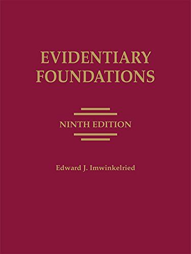 [2B]Evidentiary Foundations