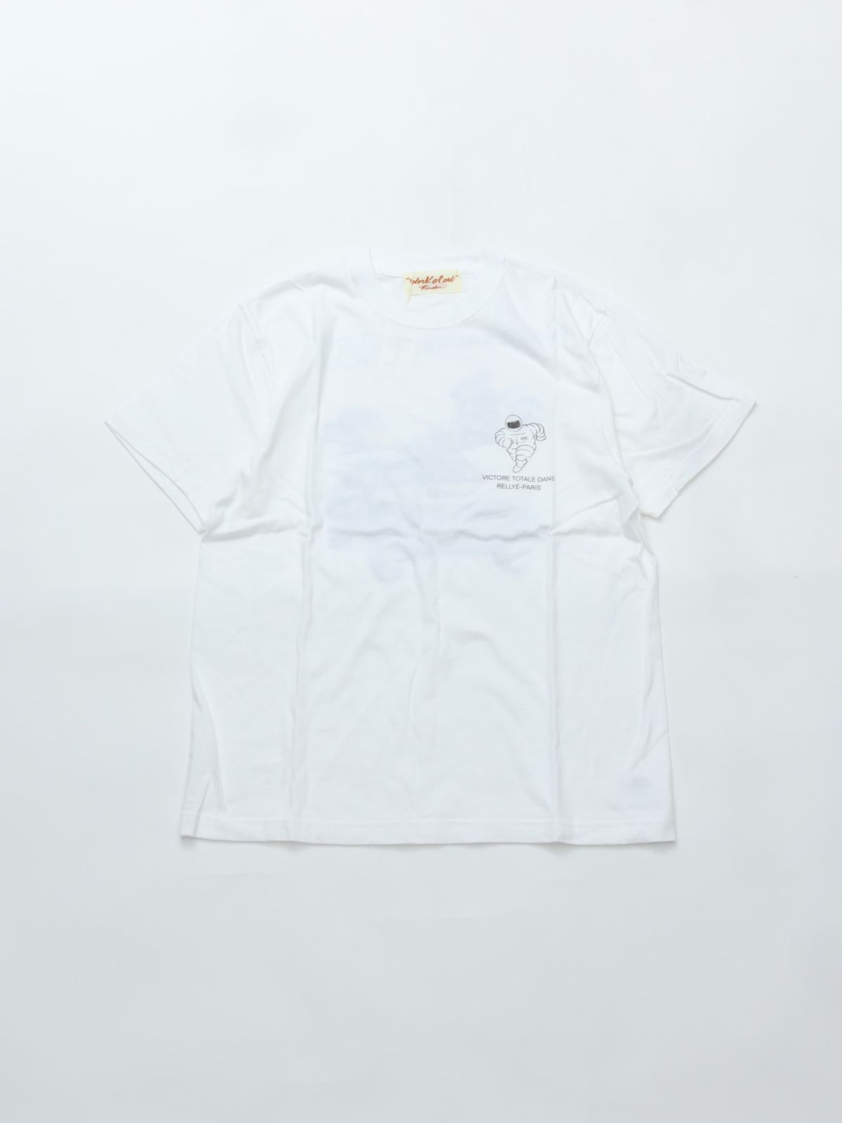 Work of Art Kendai ワークオブアート ケンダイ RALLY TEE WHITE WOA-000-261016 Tシャツ 丸胴
