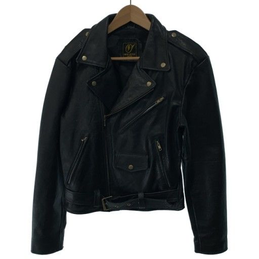 【中古】　NEW STYLE JAPAN　レザージャケット　ライダースジャケット　リアルレザー　古着　/1531