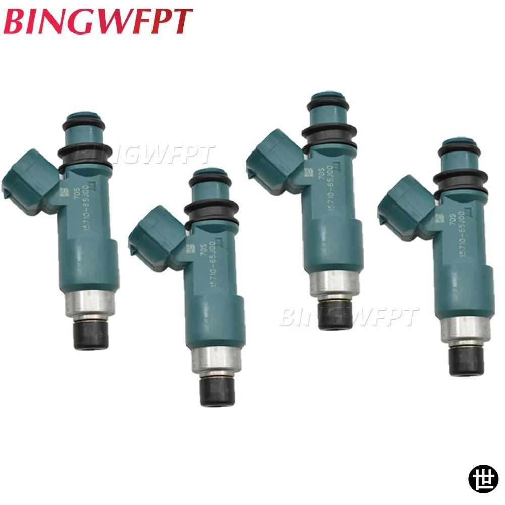 スズキ SX4 2.0L L4 2007 2008 2009 用燃料インジェクター/燃料ノズル 4個セット 15710-65J00 1571065J00