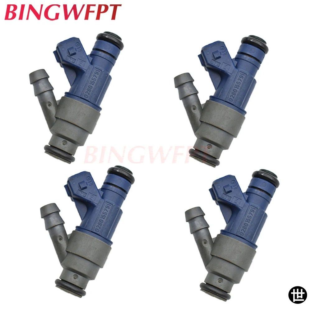 1999-2001年式ゴルフ2.0L-L41998-2001年式ビートル98-05年式ボーラ06A906031C 852-18104用燃料インジェクター4個セット品番0280155791