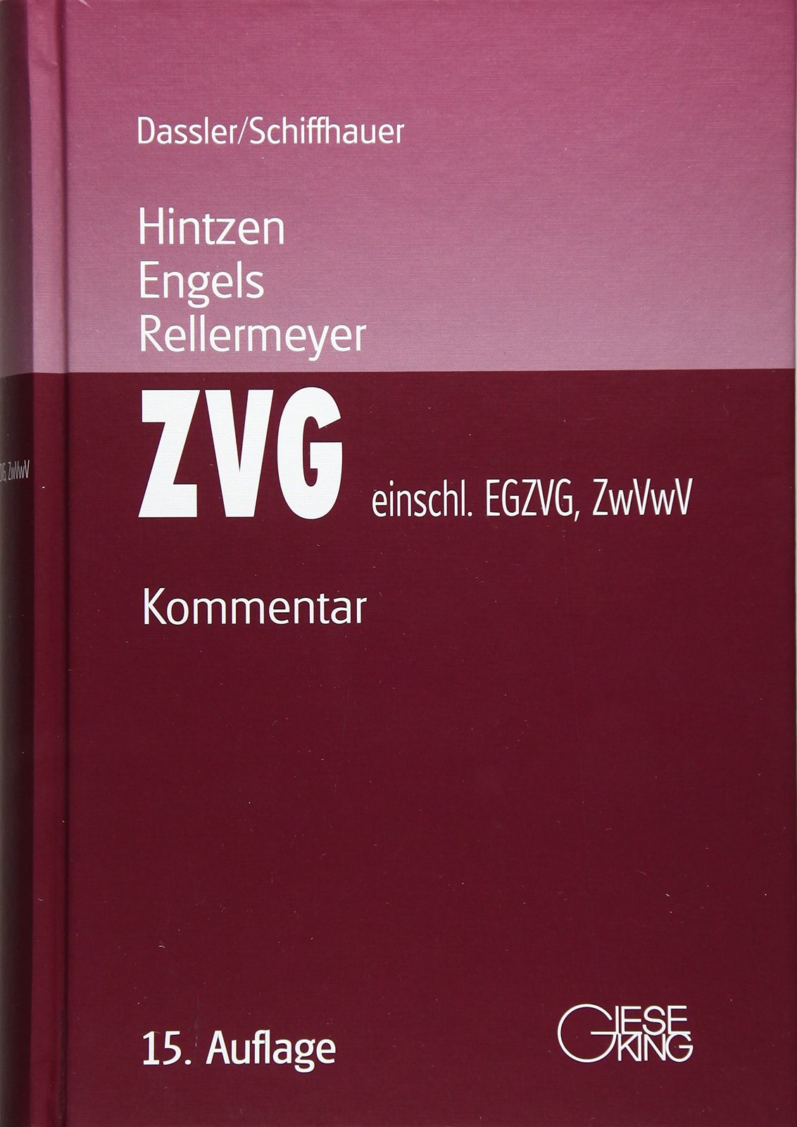 [2B]ZVG einschl. EGZVG ZwVwV