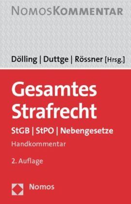 [2G]Gesamtes Strafrecht: StGB - StPO - Nebengesetze. Handkommentar