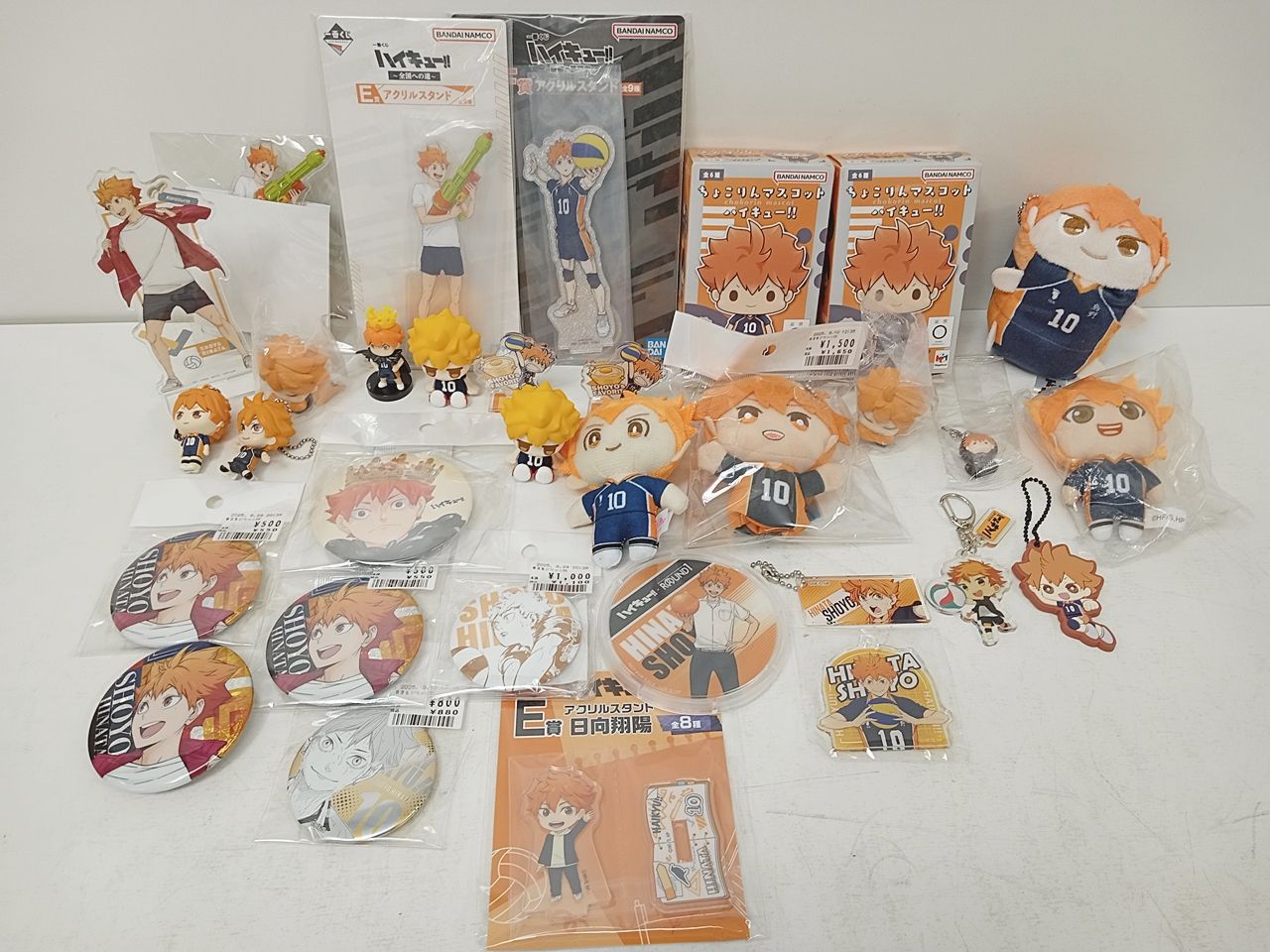 ハイキュー!! 日向翔陽 アクリルスタンド アクキー 缶バッジ 小フィギュア グッズ まとめ 中古 [MB-7404]