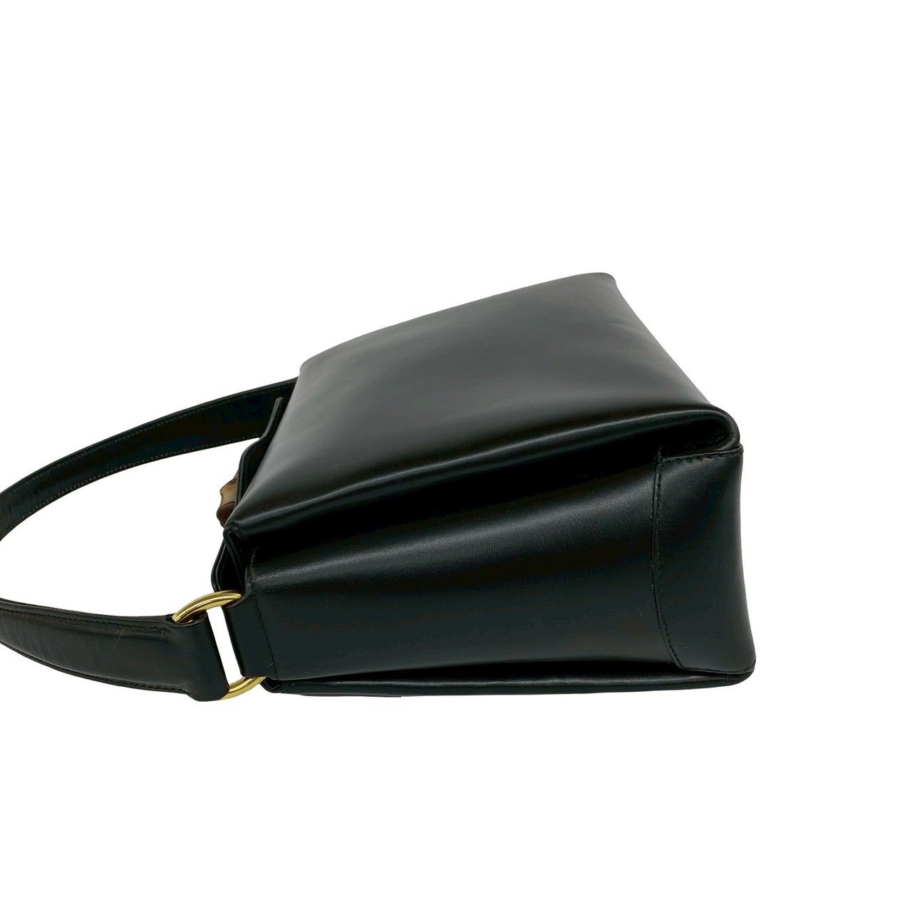 極 美品 GUCCI グッチ オールドグッチ ヴィンテージ バンブー レザー