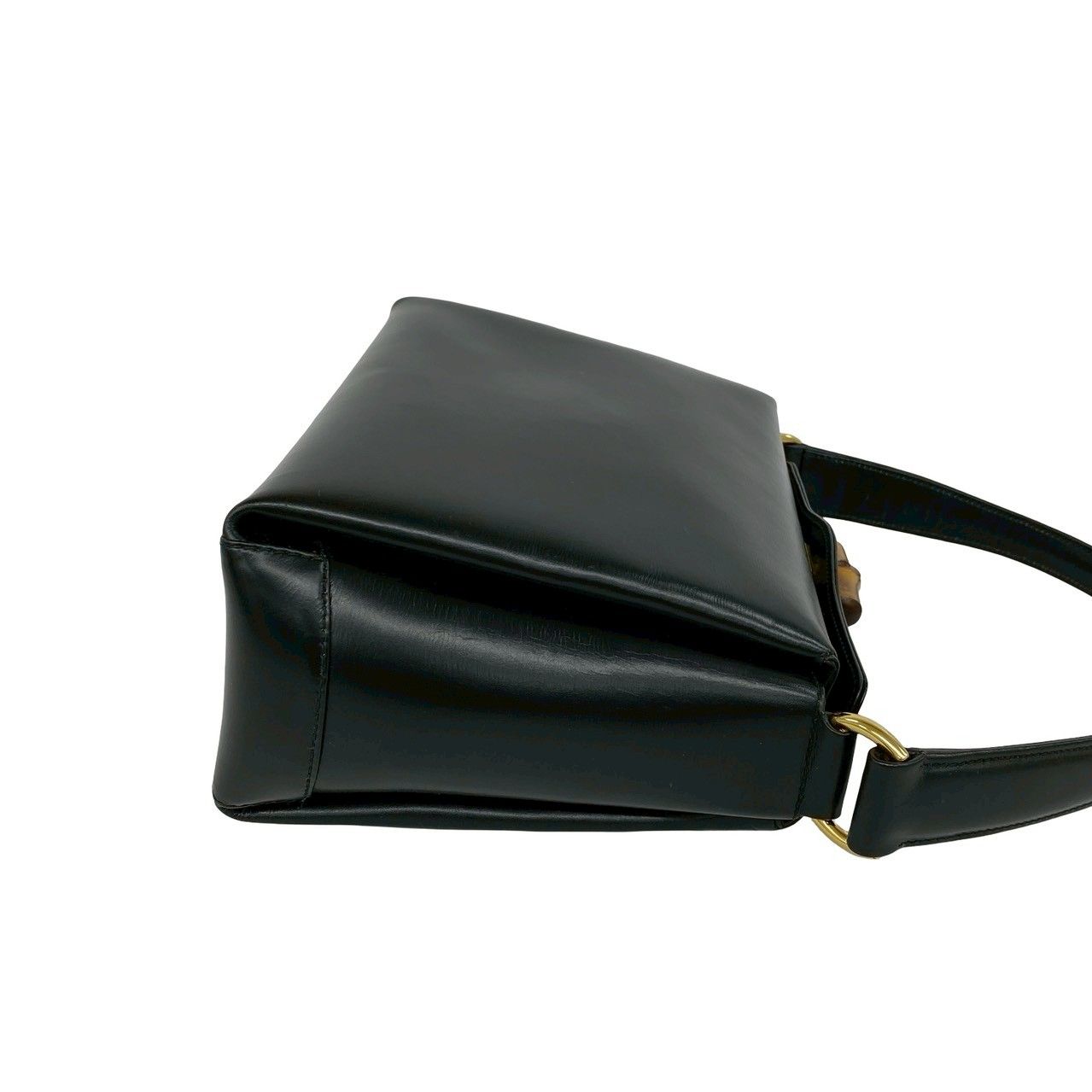 極 美品 GUCCI グッチ オールドグッチ ヴィンテージ バンブー レザー