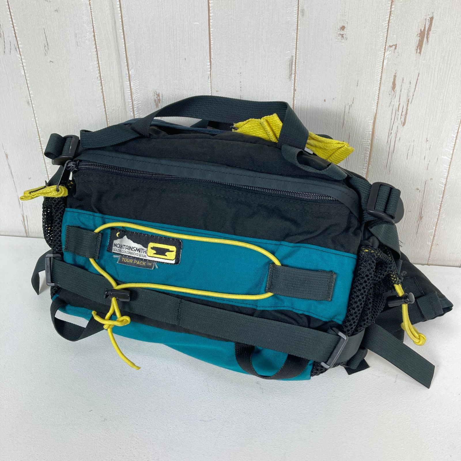 【未使用】96年 アメリカ製 Mountainsmith Tour Pack 📦️OneSize グリーン系 1995 Mountain Smith ( マウンテンスミス