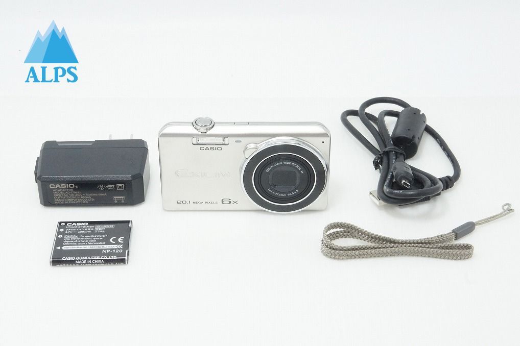美品 CASIO カシオ EXILIM EX-ZS35 コンパクトデジタルカメラ シルバー 260608c
