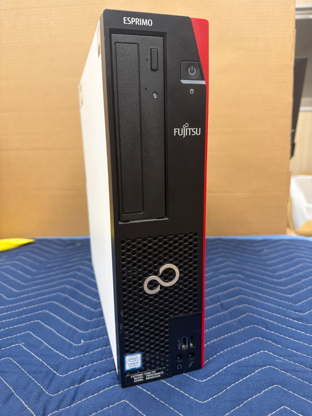送料込★ 富士通 ESPRIMO D588/VX i7 8th Genジャンク ジャンク】富士通 ESPRIMO D588/TW i5-8500 メモリ8GB SSD無 - メルカリ