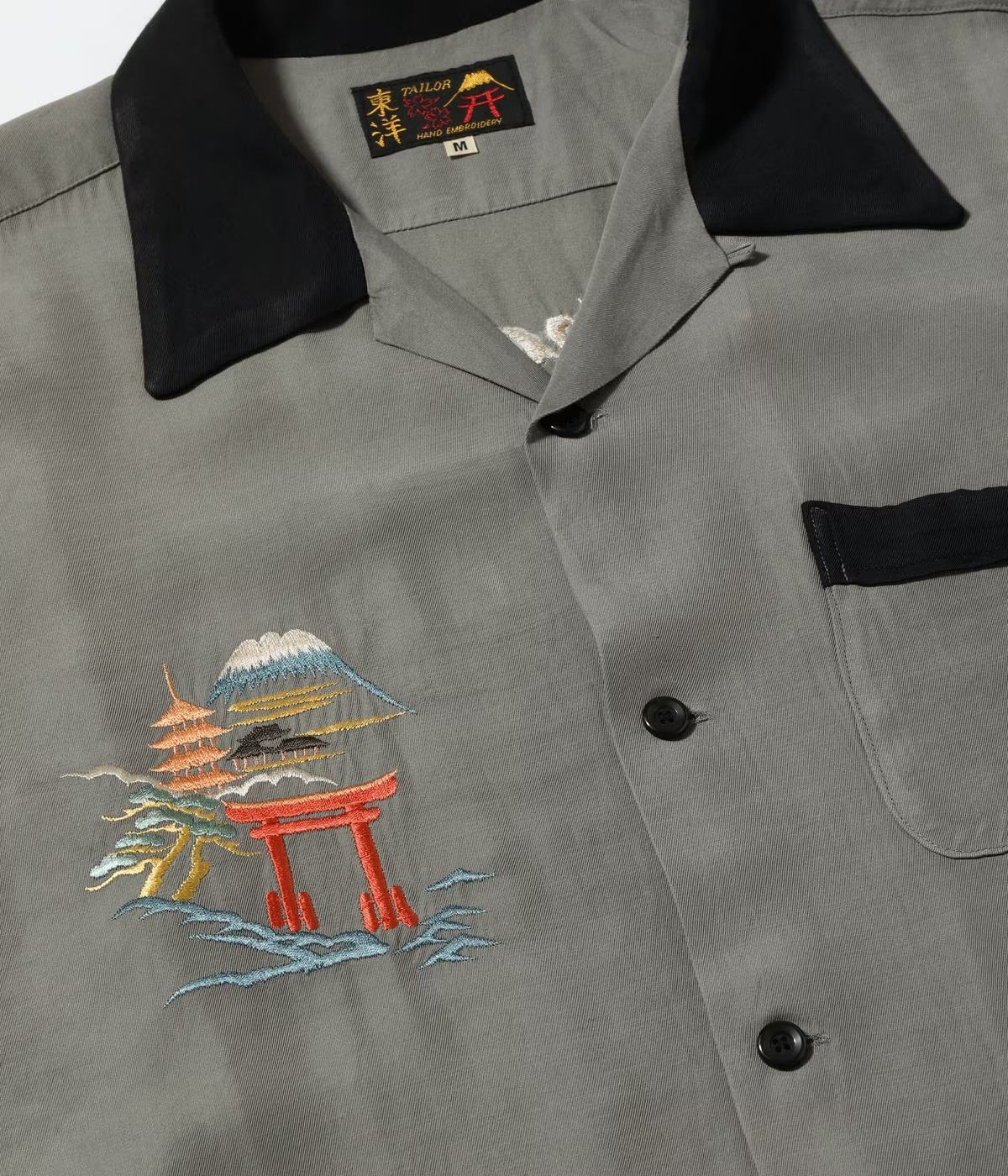 テーラー東洋 Tailor Toyo TT39699 半袖シャツ 刺繍 スカシャツ JAPAN