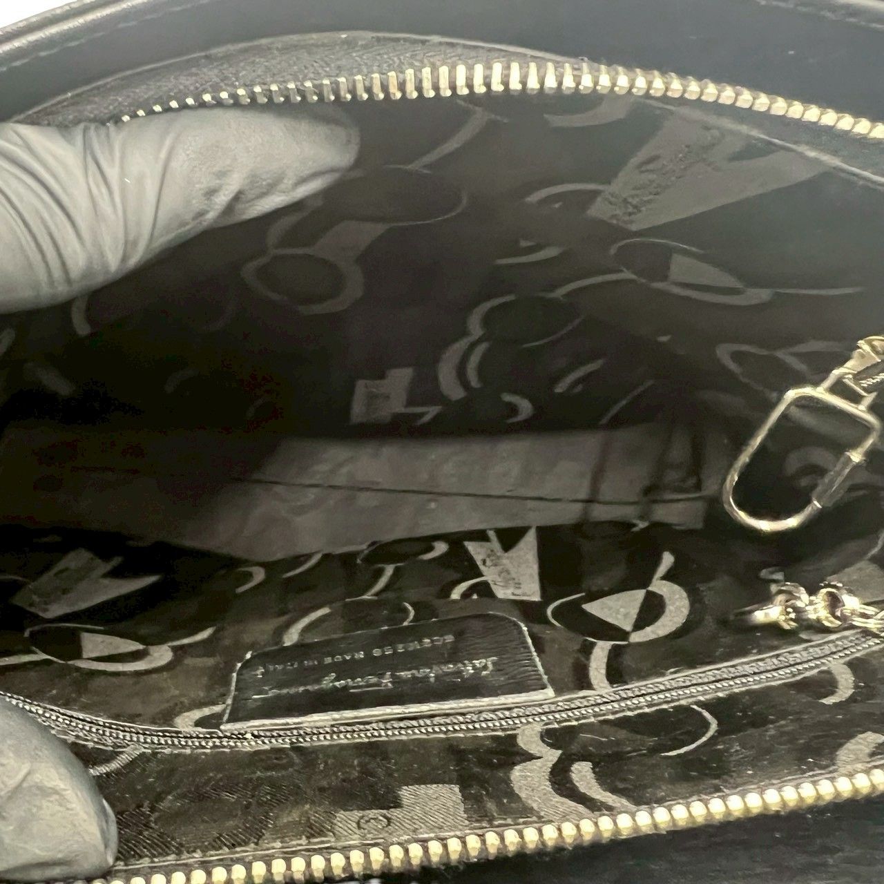 極 美品 Salvatore Ferragamo サルヴァトーレフェラガモ ガンチーニ