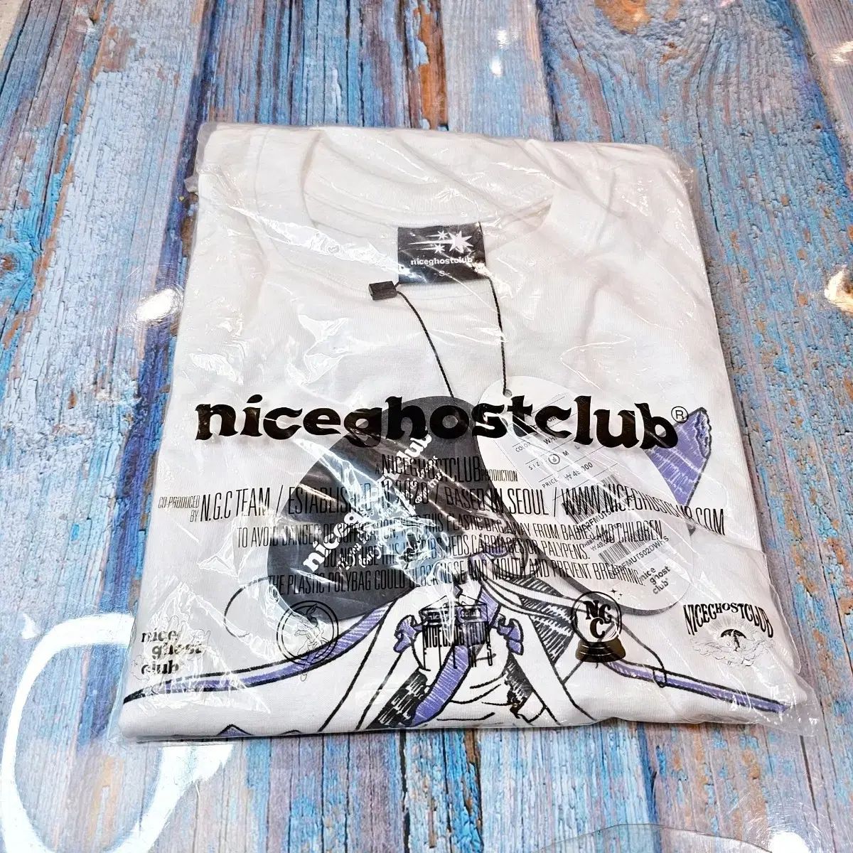 ヘビー NIGHTゴーストクラブ ナゴクラ コラボ Tシャツ クレヨン Sサイズ 開封 出品