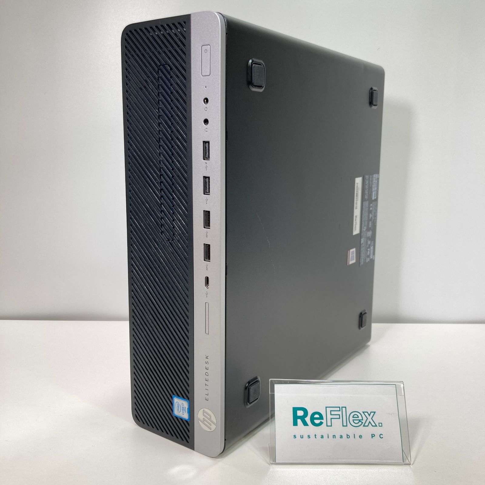 【7日間保証・中古】HP EliteDesk 800 G5 SFF/Corei7-9700 CPU@3.00GHz/8GB