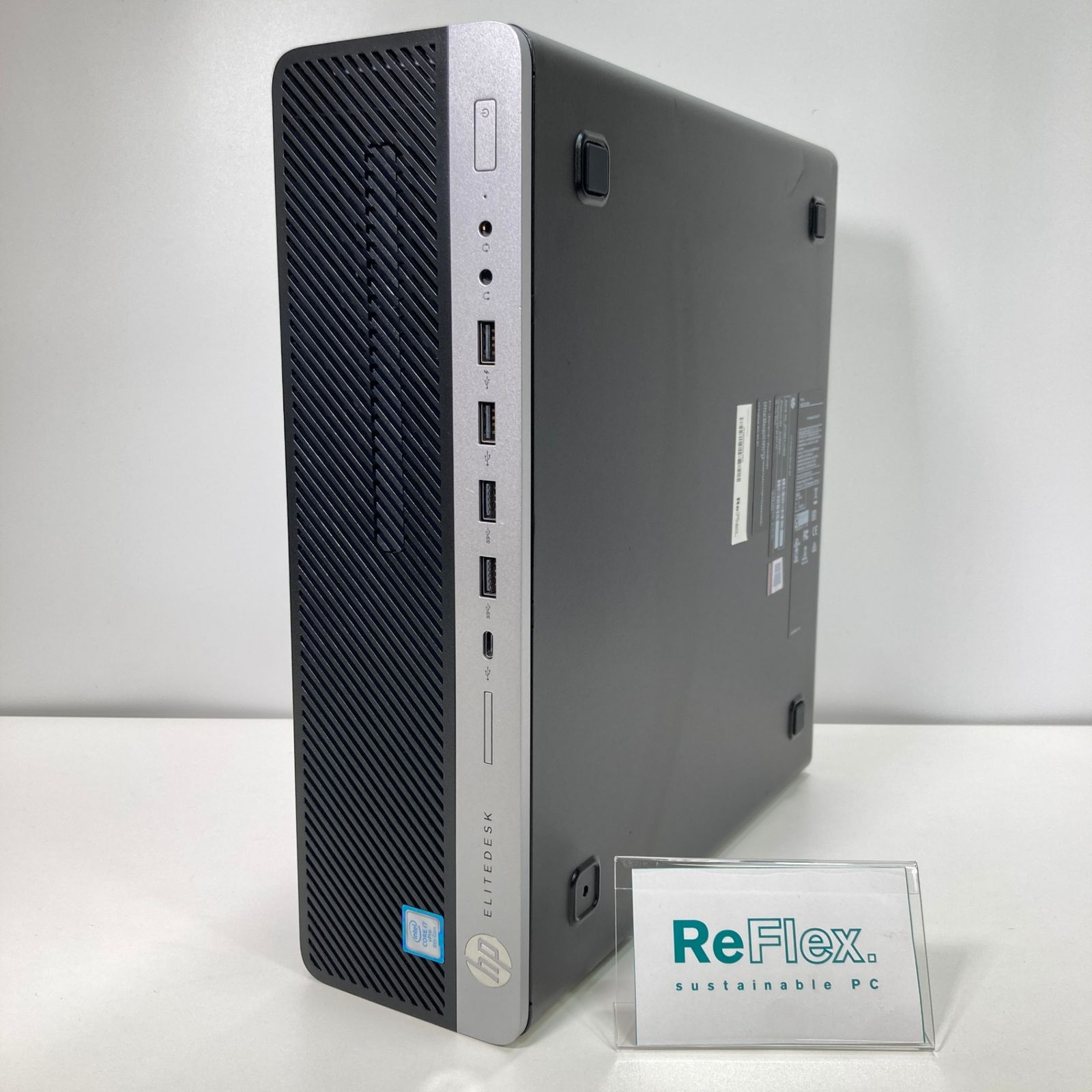 【7日間保証・中古】HP EliteDesk 800 G5 SFF/Corei7-8700 CPU@3.20GHz/8GB