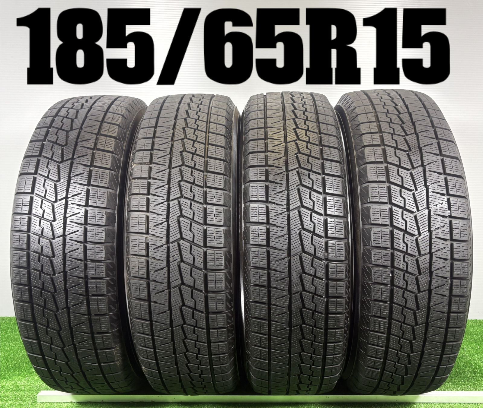 送料無料★185/65R15 ヨコハマ IG70 2022年製 4本 冬 タイヤ スタッドレス 中古 TB1286