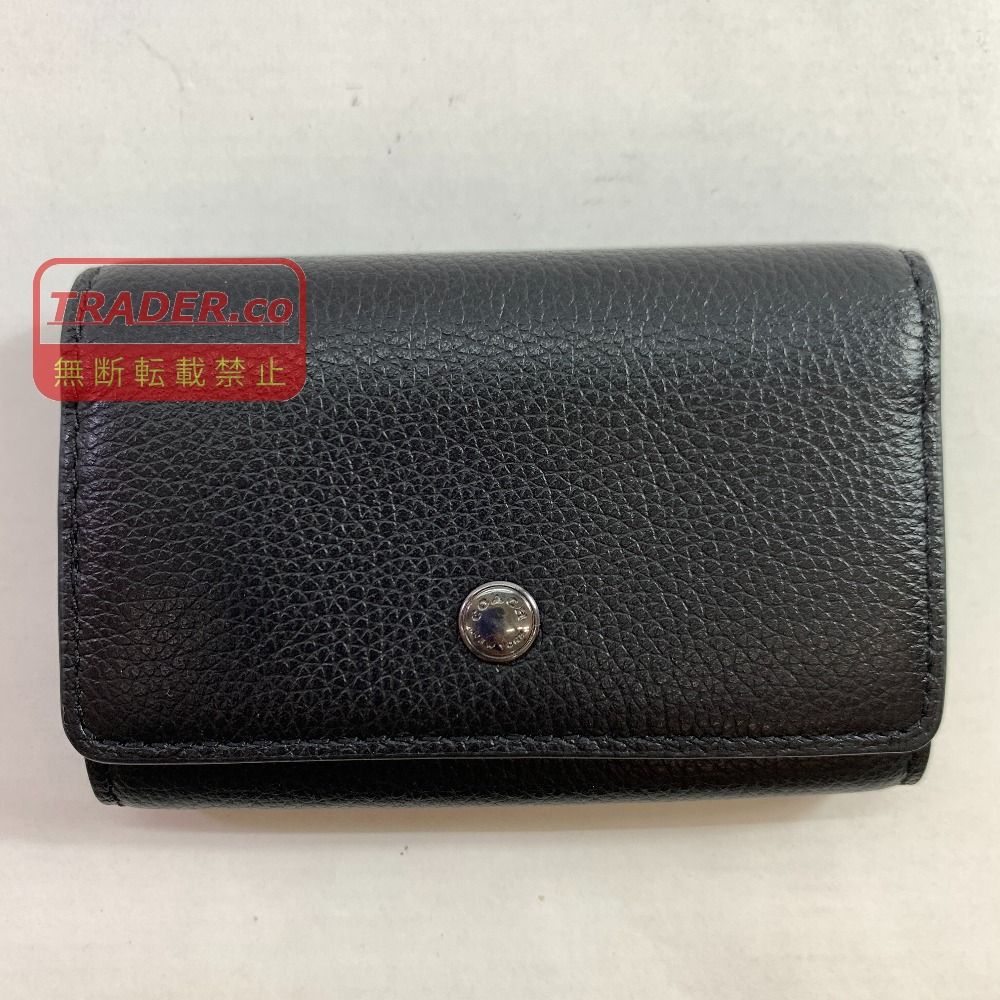 04w7181▽※【中古】COACH コーチ キーケース メンズ カーフ レザー