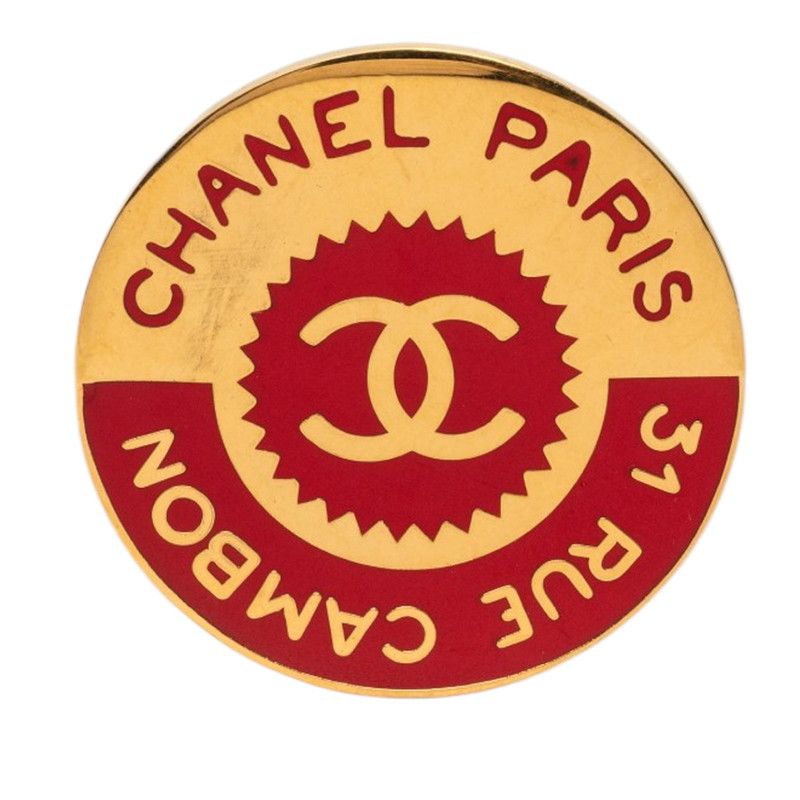 シャネル 31 RUE CAMBON ル カンボン ココマーク ブローチ ゴールド