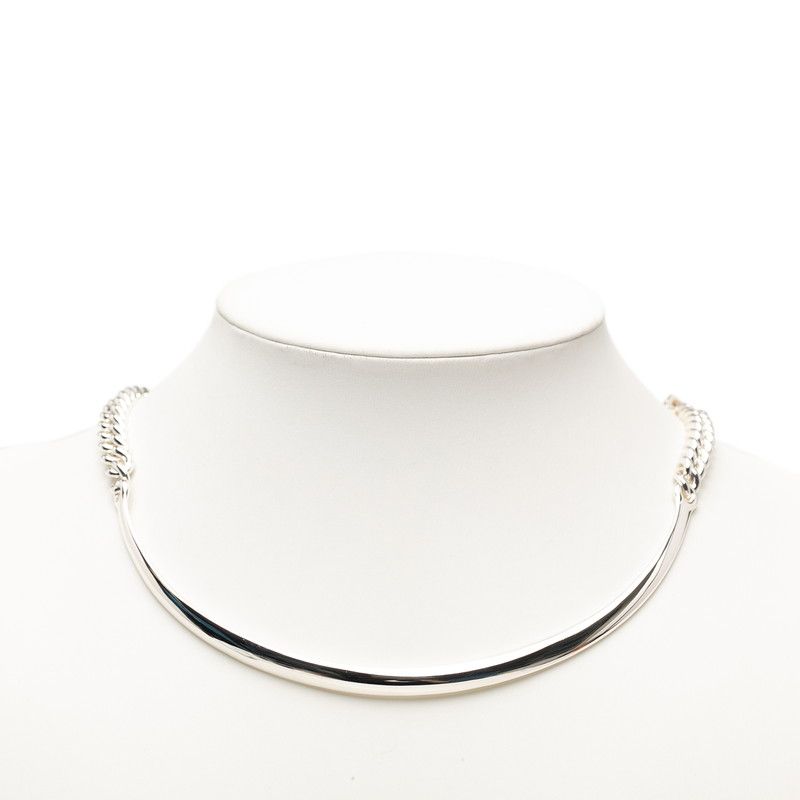 エルメス ブックルセリエ アンフレクシブル ネックレス サイズ46 SV925 シルバー レディース HERMES【1-0271487】