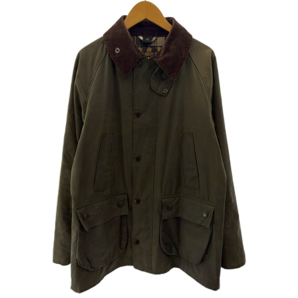 バブアー Barbour ビデイル SL BEDALE ワックスコットン オイルドジャケット 旧3ワラント 襟 コーデュロイ 英国製 38 セージ 0611