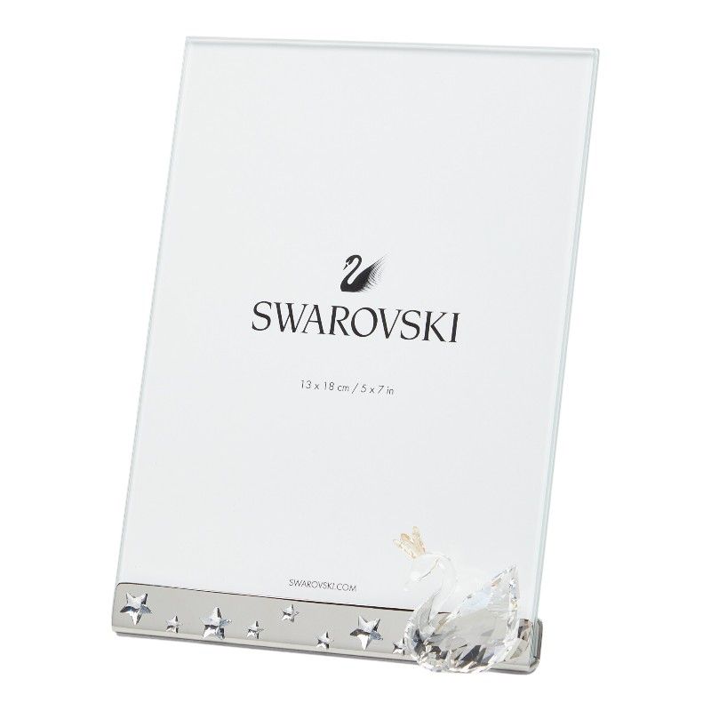 スワロフスキー スワン フォトフレーム 5493700 クリア ガラス メタル ユニセックス SWAROVSKI【1-0273606】