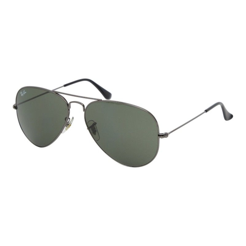 レイバン アビエーター AVIATOR ティアドロップ サングラス ダブルブリッジ ブラック メタル メンズ Ray-Ban【1-0274001】
