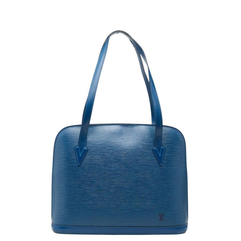 ルイ ヴィトン エピ リュサック トートバッグ ショルダーバッグ M52285 トレドブルー レザー レディース LOUIS VUITTON【1-0274432】