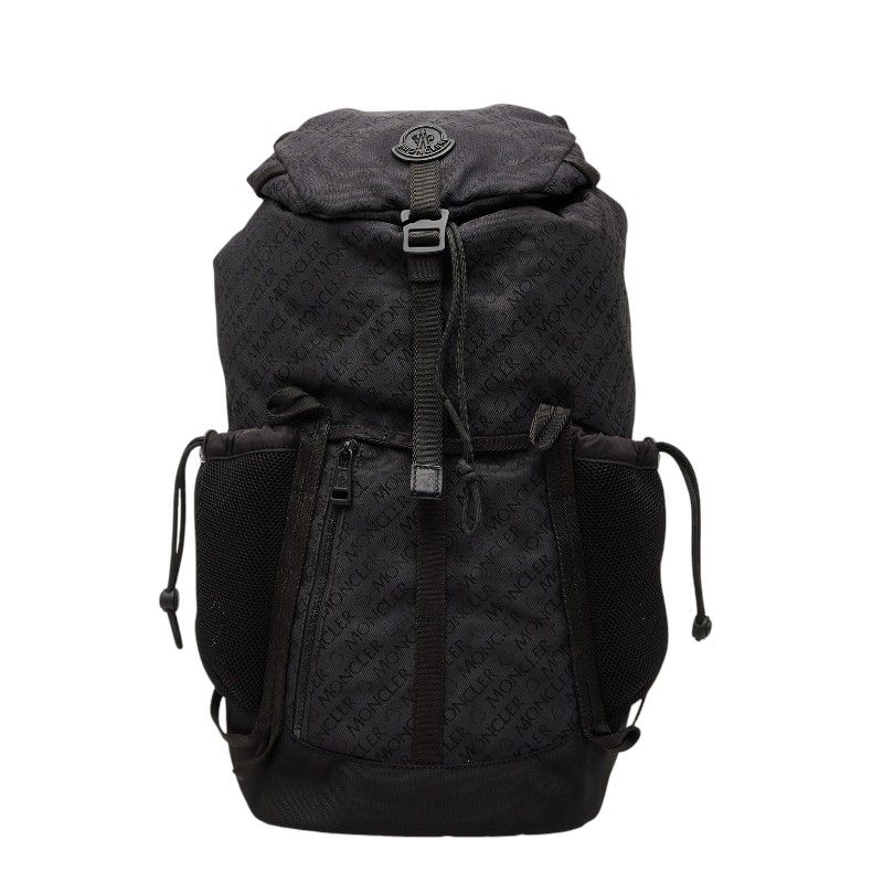 モンクレール TECH BACKPACK リュック バックパック ブラック ナイロン レザー キャンバス レディース MONCLER【230-76000】