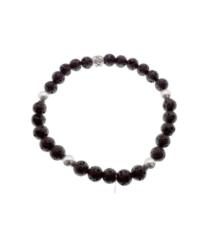 ワン ハンドレッド エム レイディアス ONE HUNDRED M RADIUS 【 6mm lava bracelet 】6mm 溶岩 ブレスレッド　50889 ワン ハンドレッド エム レイディアス ONE HUNDRED M RADIUS 【 6mm
