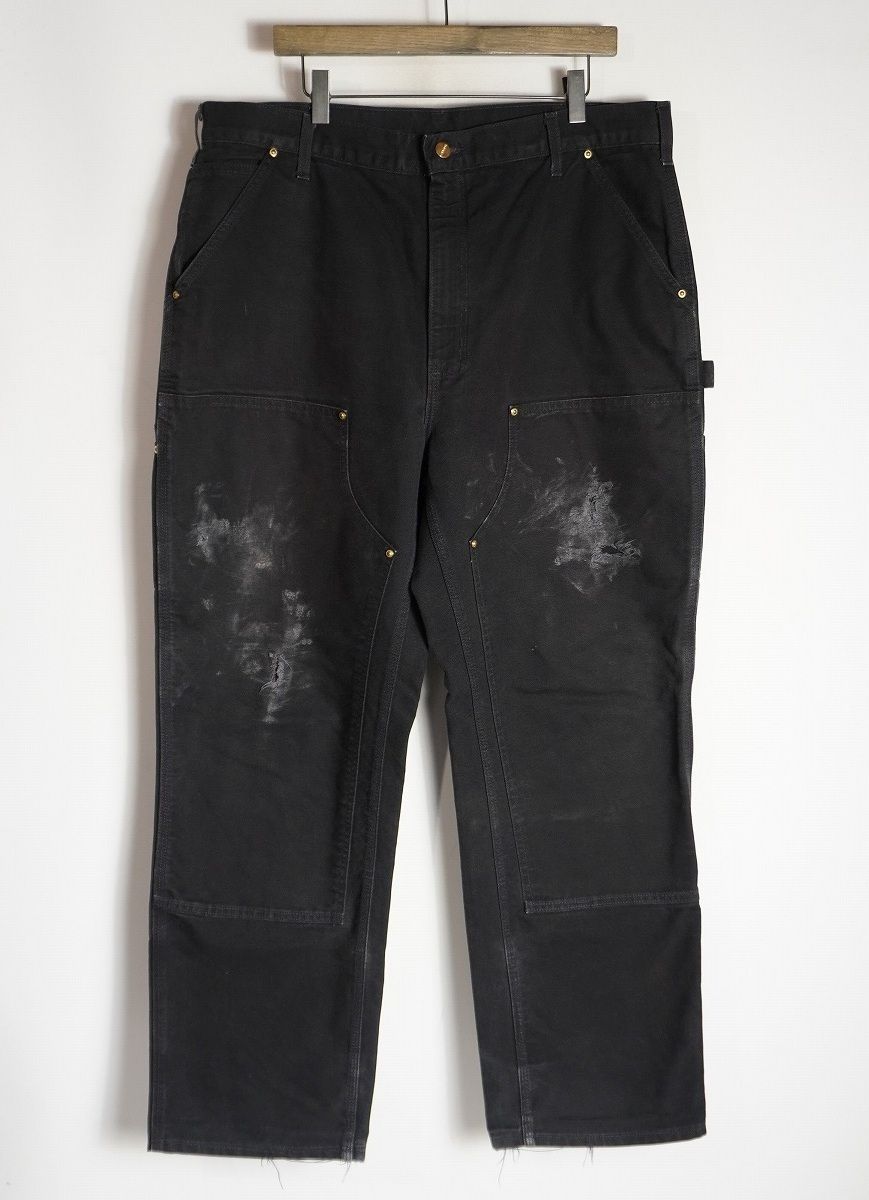 正規 Carhartt カーハート B01 BLK ダブルニー ペインター パンツ