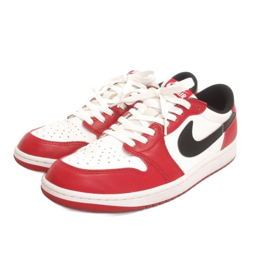 ナイキ NIKE Air Jordan 1 Retro Low OG Chicago スニーカー ローカット HQ6998-600 赤 US10.5 28.5㎝ 靴