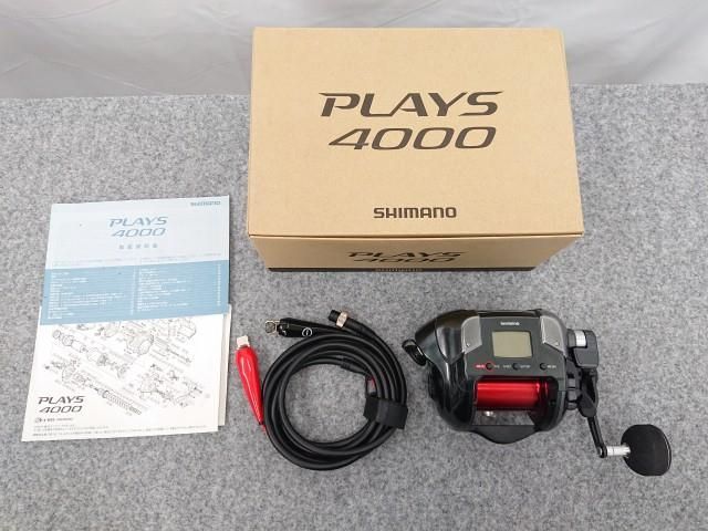 【中古】 シマノ 17 プレイズ 4000 電動リール PLAYS 青シール