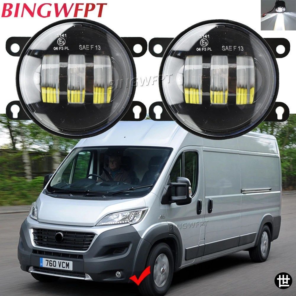 フォグランプヘッドライトフィアット DUCATO 250/290 フィアット 500 パンダプントセディチアルゴ 358 ドブロ 152-263 MOBI LED フォグラン
