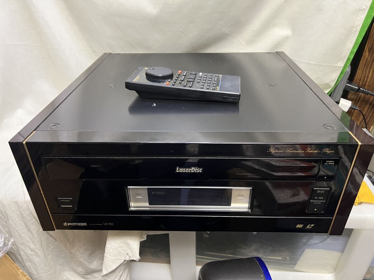 ジャンク☆希少品☆【通電確認済】Pioneer 高級LDプレーヤー LD-X1 