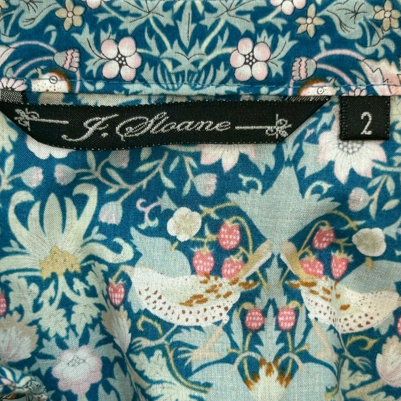 J.sloane ジェイスローアン LIBERTY ノースリーブワンピース シャツ