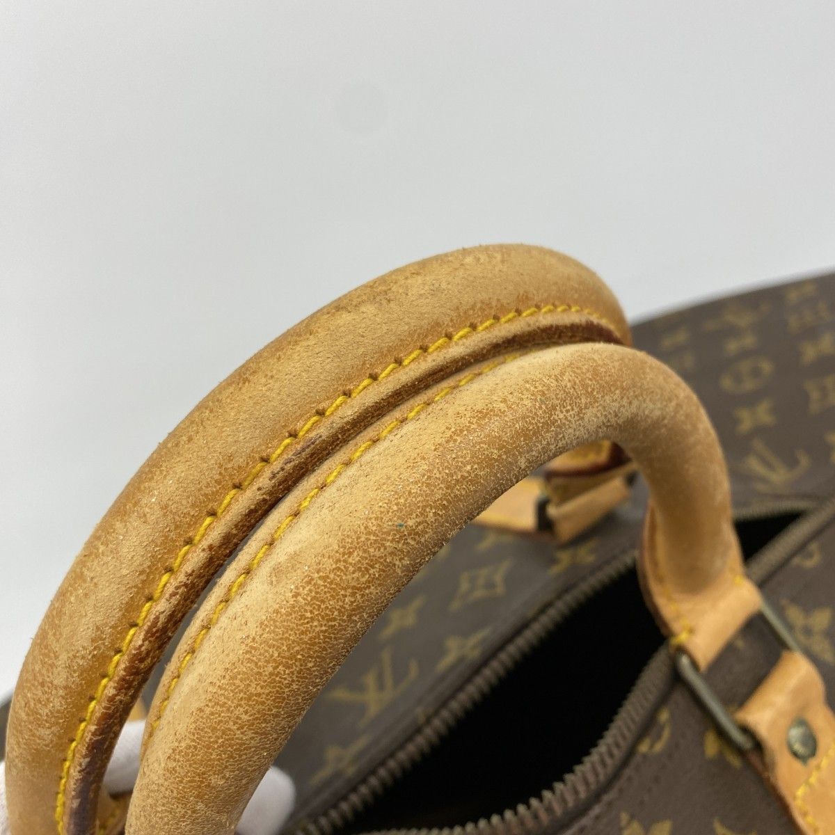 6fb1957】ルイヴィトン ボストンバッグ モノグラム キーポルバンド