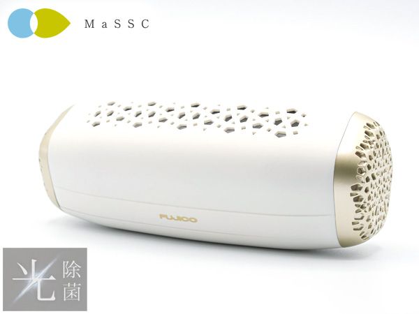 マスクフジコー ポータブル光触媒除菌清浄機 AkariAir アカリア ホワイト MC-P101-N/WT 光除菌 USB 照明 灯かり メーカー直送 送料無料