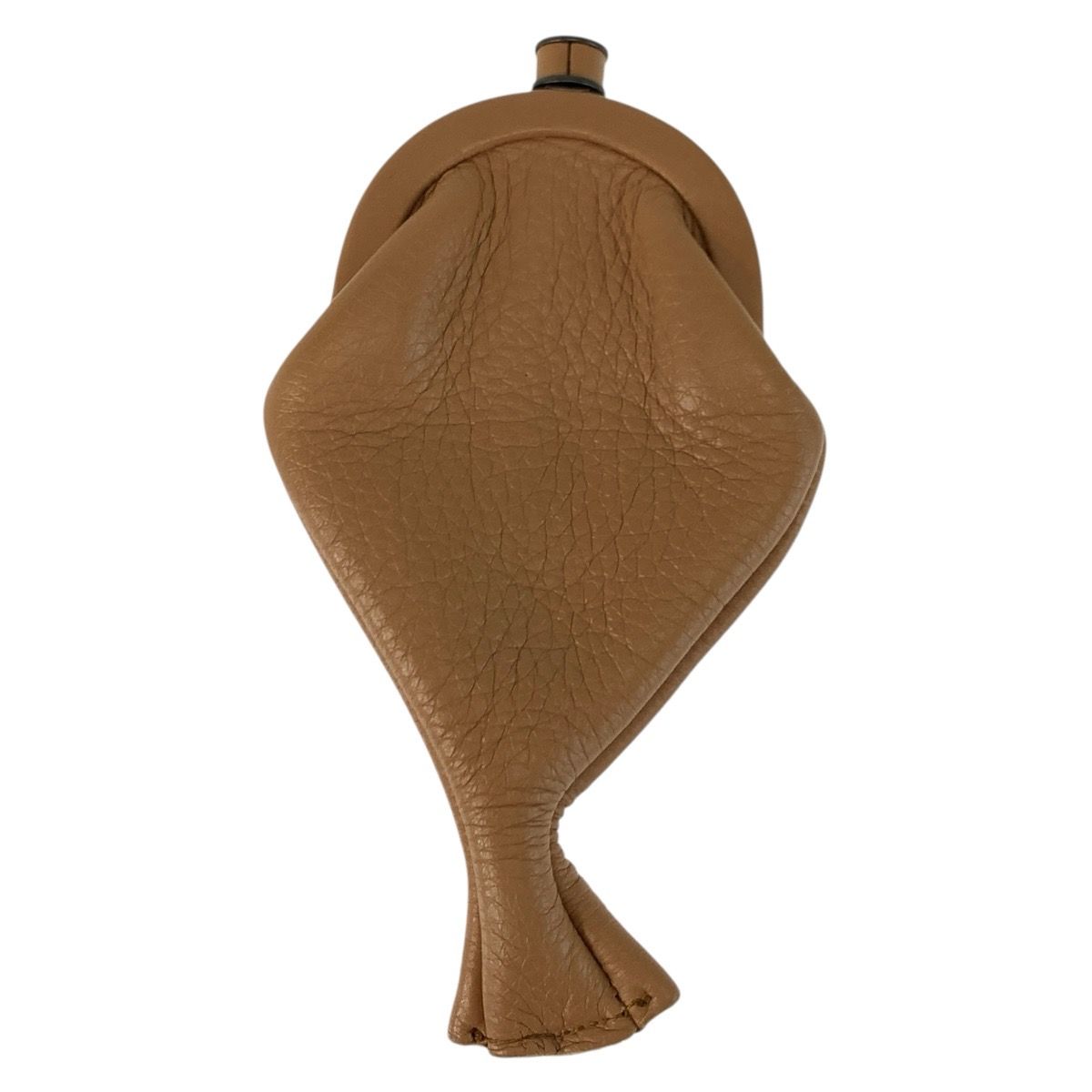 美品 BOTTEGAVENETA ボッテガヴェネタ 魚 ブラウン レザー コイン 