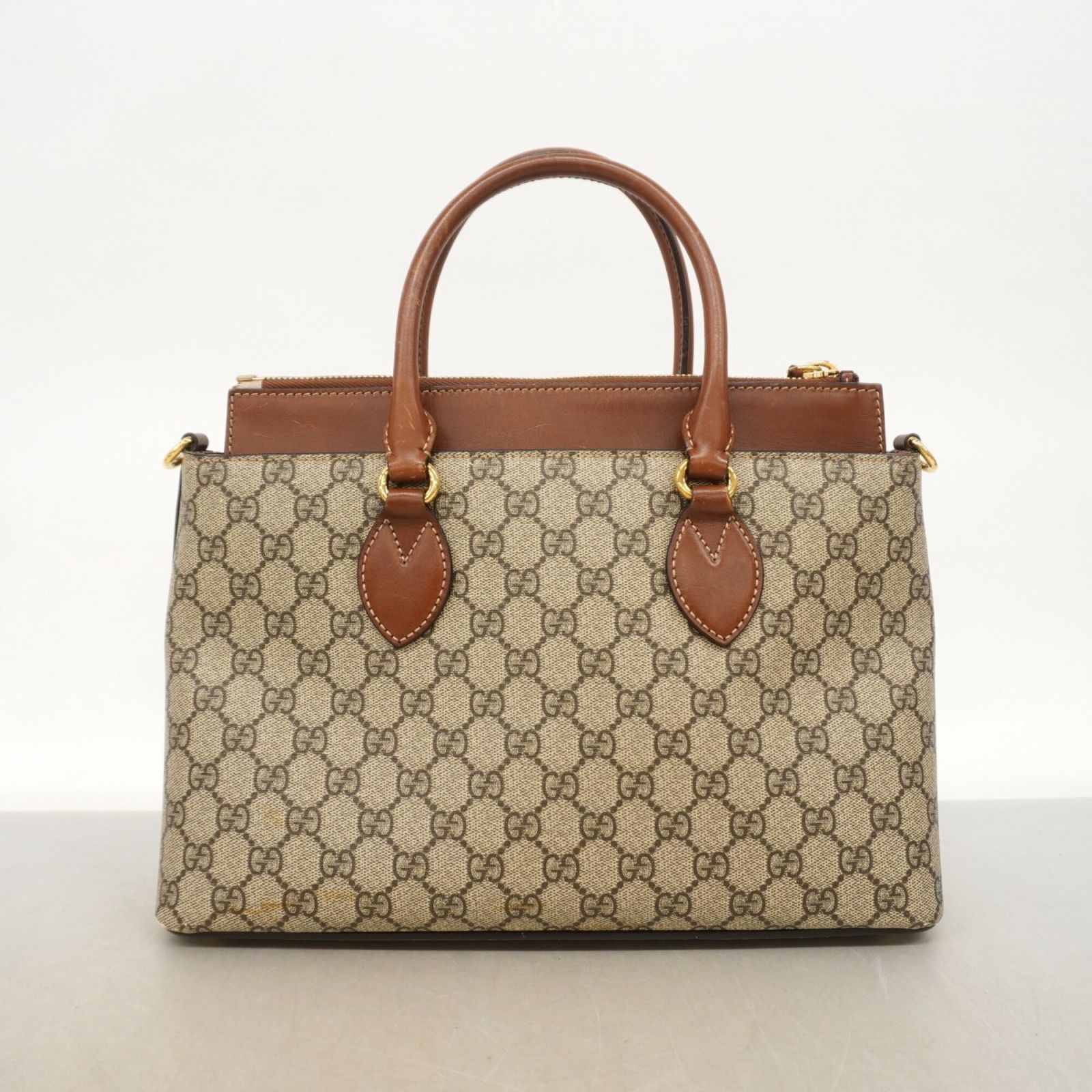 グッチ(Gucci) グッチ ハンドバッグ GGスプリーム 409534 ブラウン 