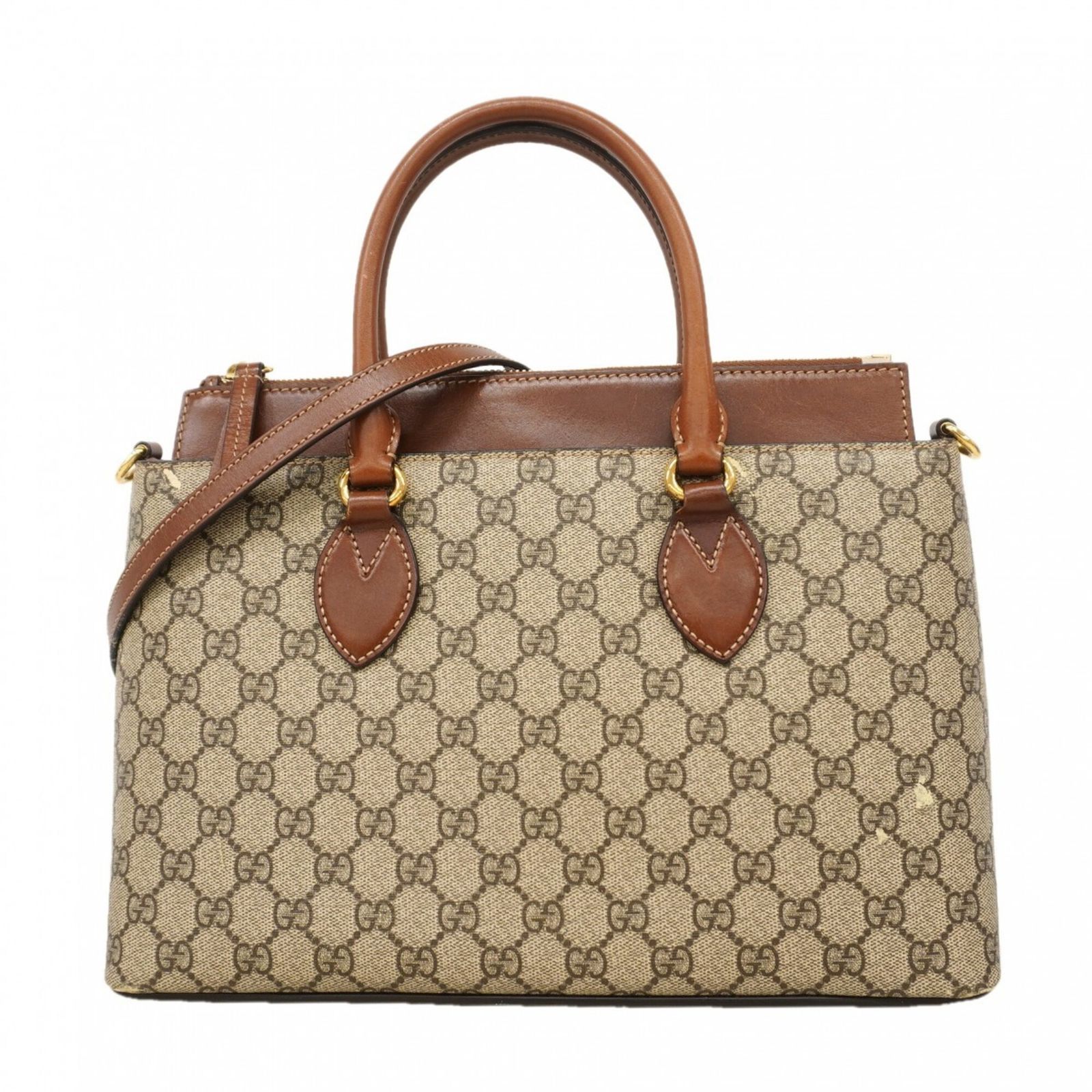 グッチ(Gucci) グッチ ハンドバッグ GGスプリーム 409534 ブラウン 2wayバッグレディース