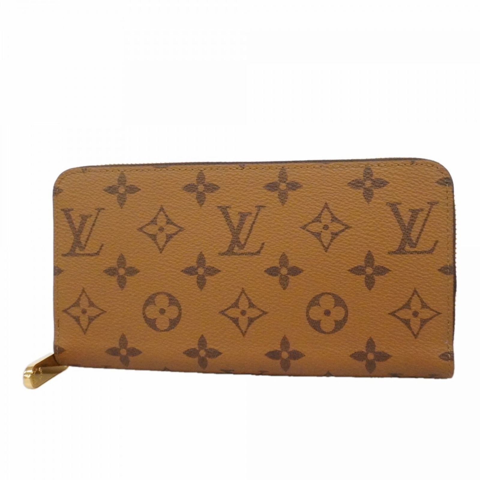ルイ・ヴィトン(Louis Vuitton) ルイ・ヴィトン 長財布 モノグラム・リバース ジッピーウォレット M82444 ライトブラウンレディース
