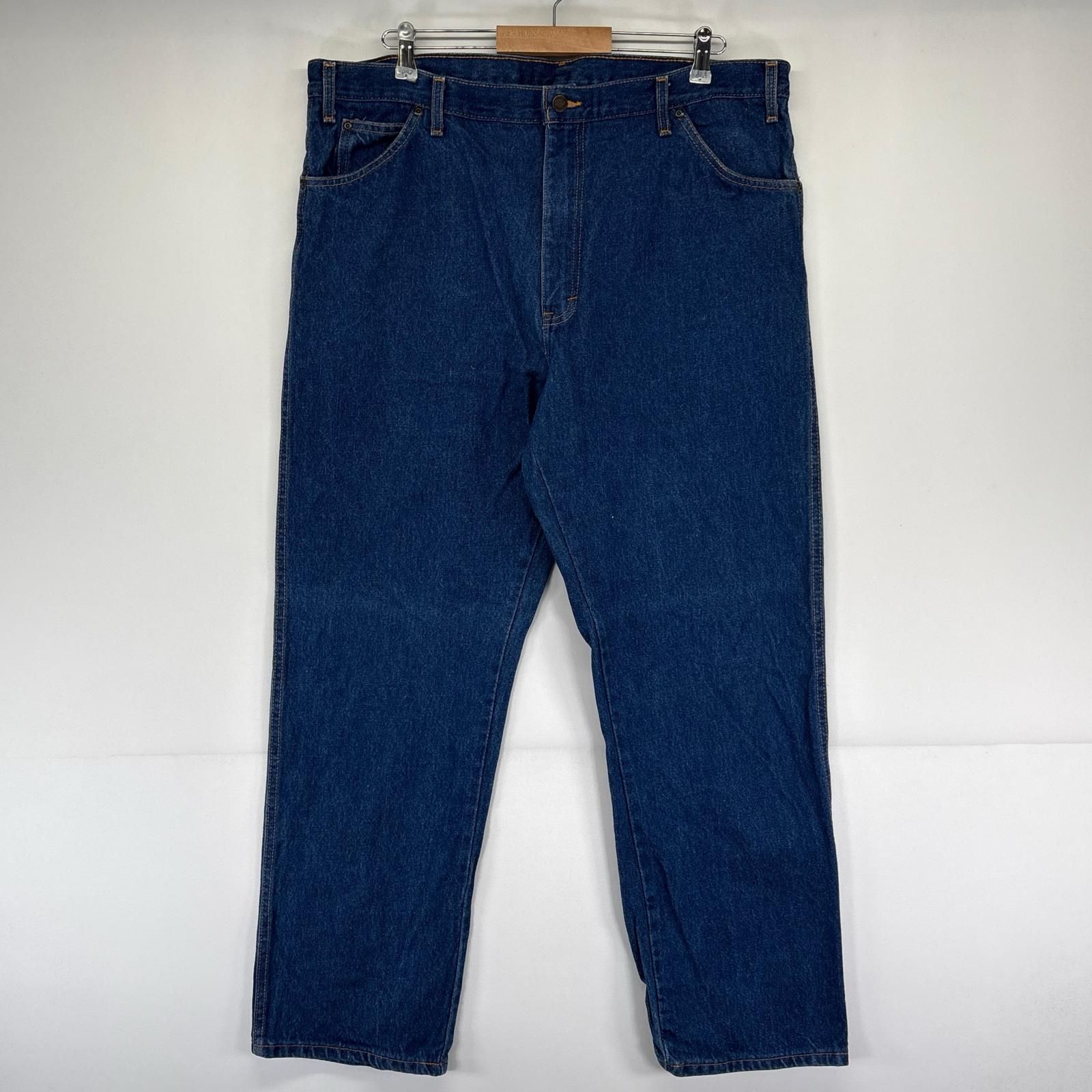 古着 ディッキーズ Dickies デニム パンツ ワーク ワンポイントロゴ 