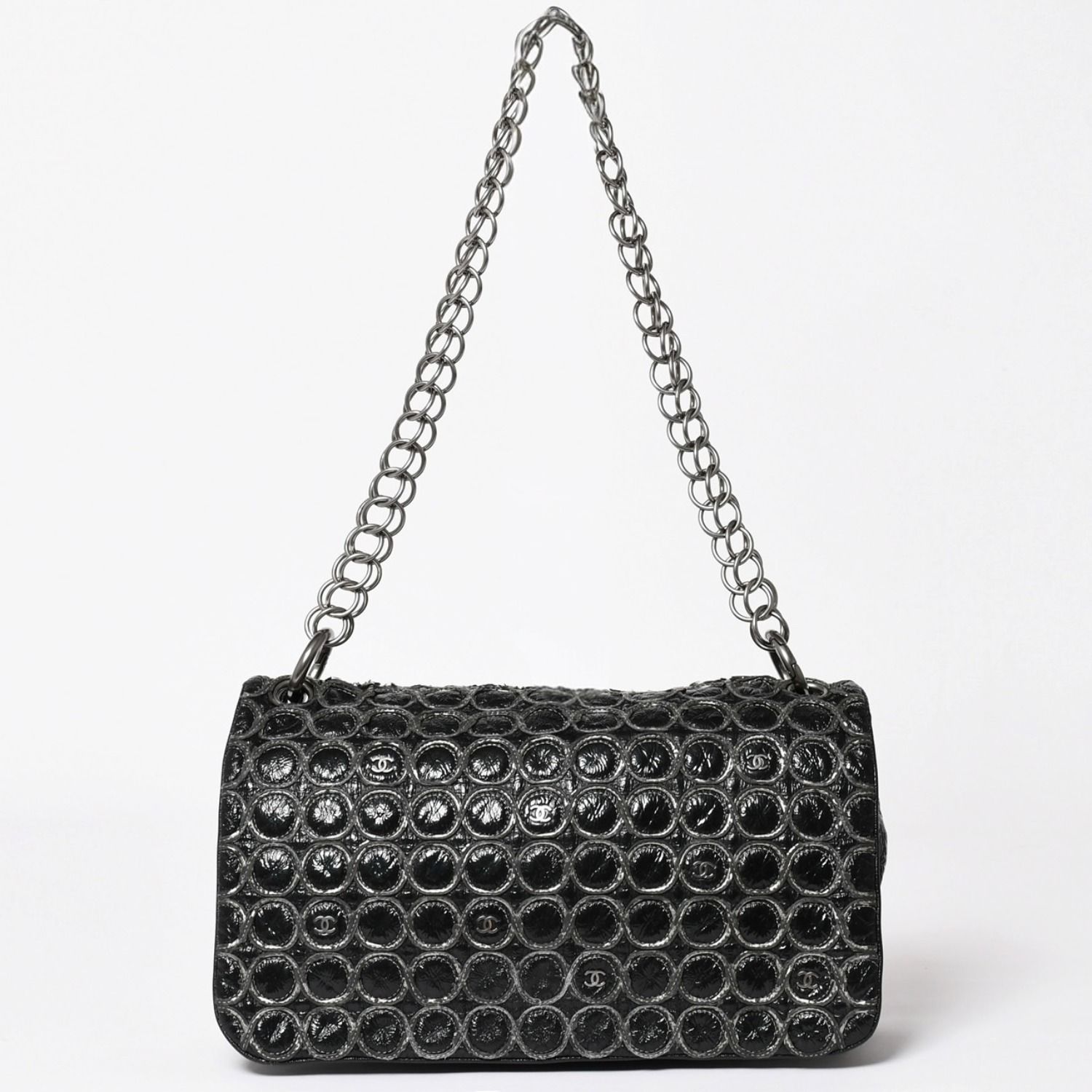 CHANEL シャネル チェーンショルダーバッグ 12番台 パテントレザー