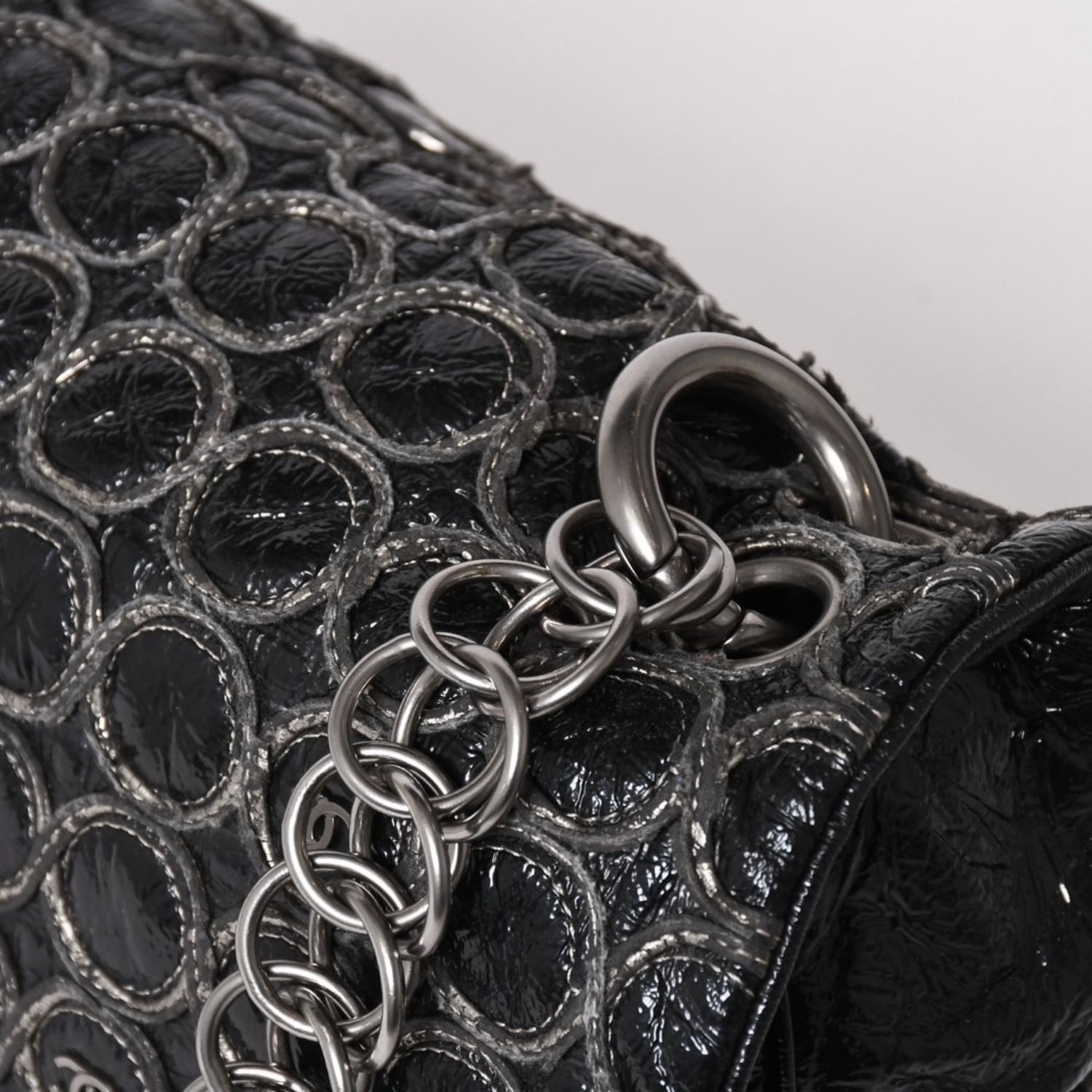 CHANEL シャネル チェーンショルダーバッグ 12番台 パテントレザー
