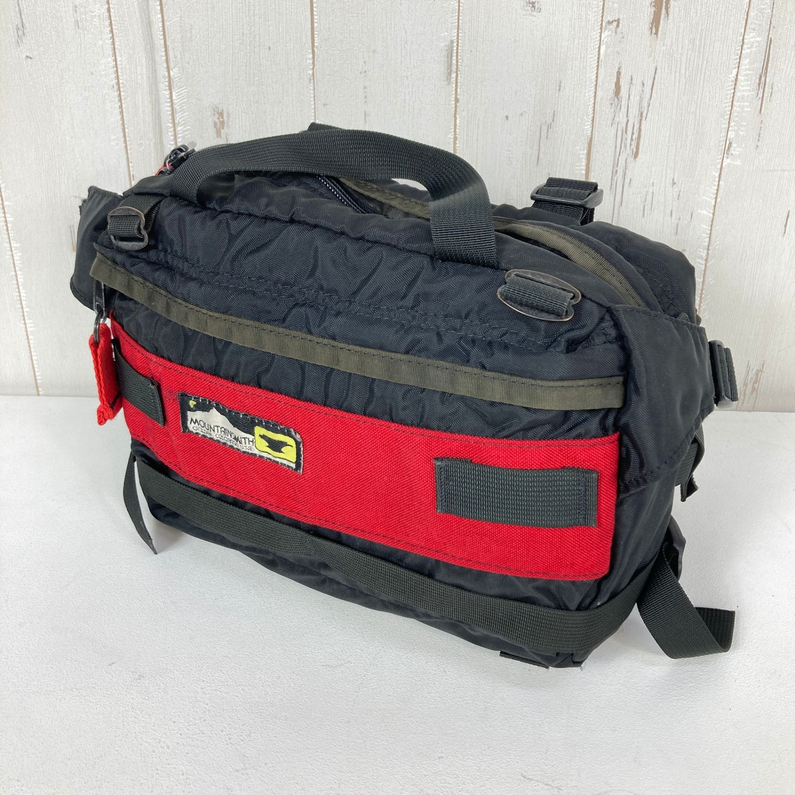 ?️OneSize レッド系 1980s Mountain Smith ( マウンテンスミス ) ツアーパック Tour Pack ビンテージ オリジナル 入手困難 旧タグ 白山タグ コーデュラナイロン製 アメリカ製 バッグ ストレージ ウ 11,972円