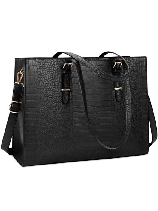 バッグ レディース トートバッグ 15.6インチ 女性用 ラップトップバッグ レザー ブリーフケース ハンドバッグ 防水 ショルダーバッグ、トレンディビジネスカジュアルバッグ、オフィス、ビジネス、仕事に最適、洗練さ
