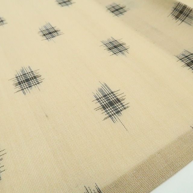 【美品・紗紬】美品 夏着物 正絹 tomihisa“素朴な風合いを楽しむ夏の洒落着”8789