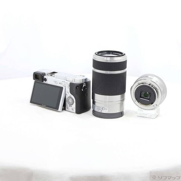 ソフマップ 〔中古品〕 α6400 ILCE-6400Y ダブルズームレンズキット シルバー【198】