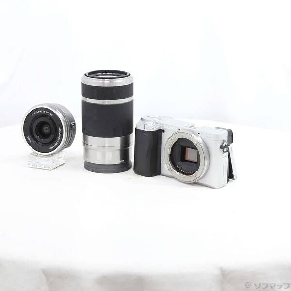 ソフマップ 〔中古品〕 α6400 ILCE-6400Y ダブルズームレンズキット シルバー【198】ミラーレス一眼